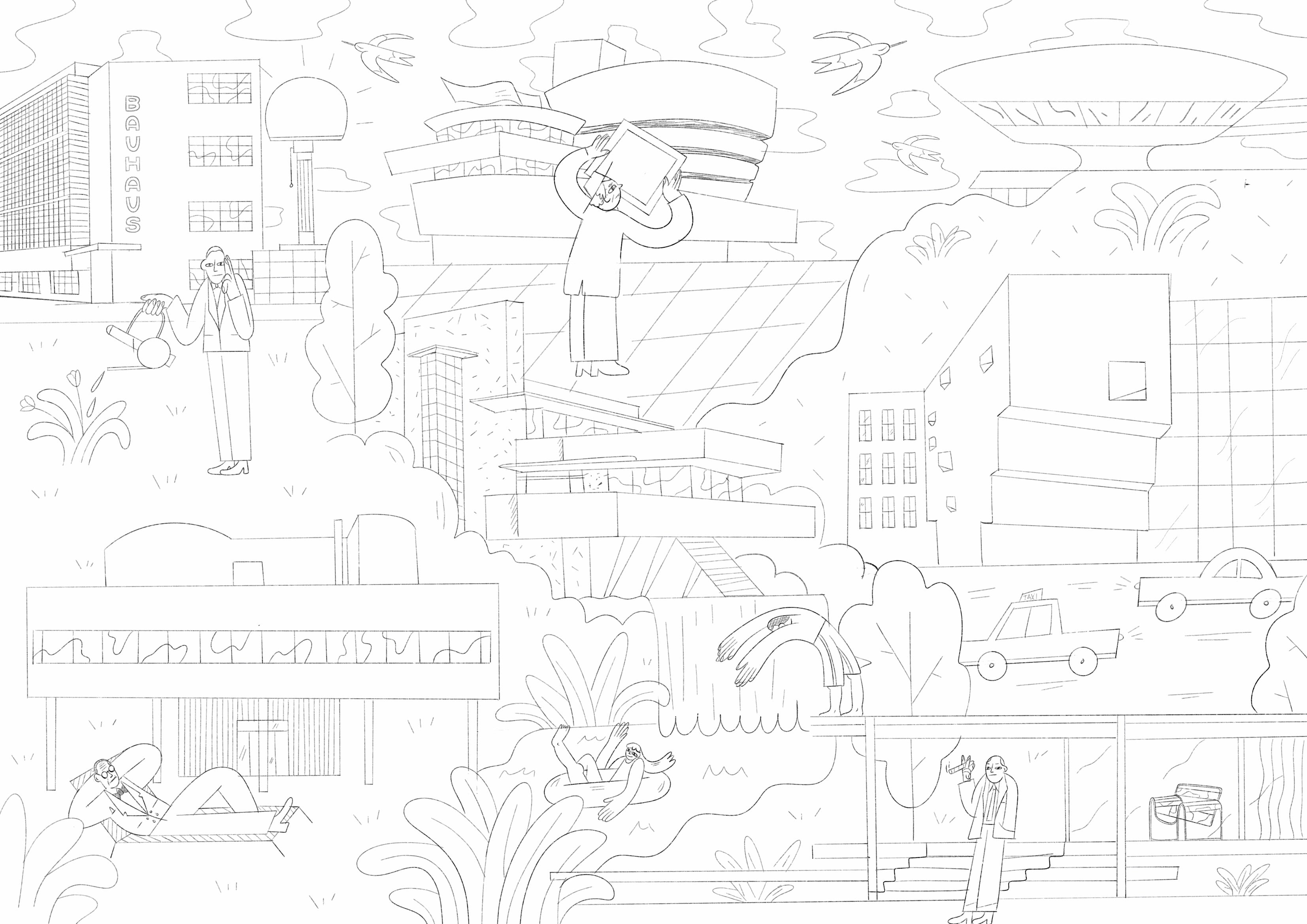 "Architectural Masterpieces in Pieces"