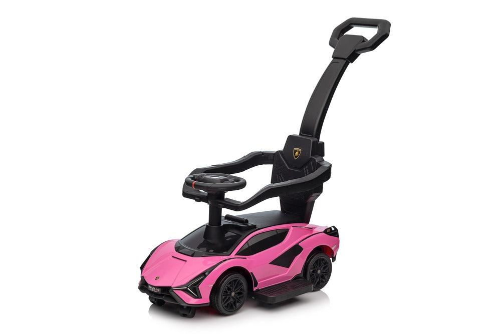 Kinder-Rutschauto Lamborghini Sian Lizenziert inkl. Schiebestange