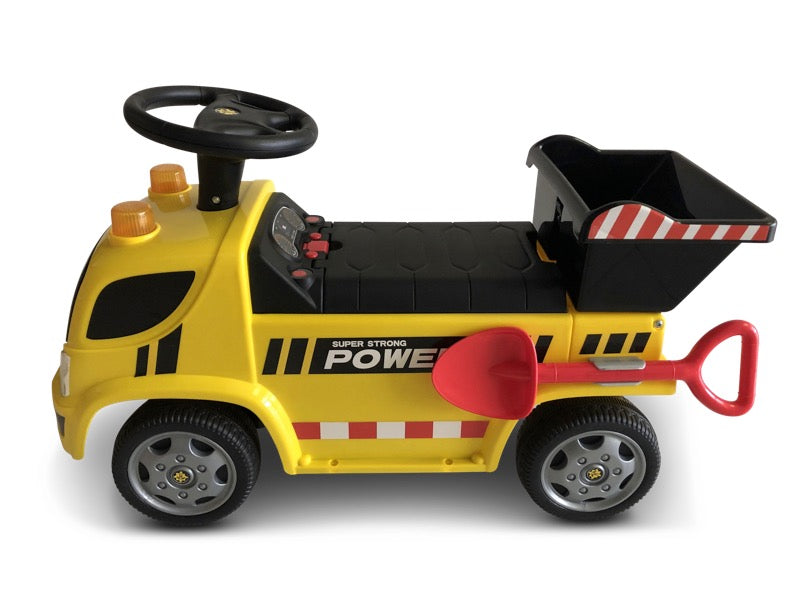 Kinder-Rutschauto Baustellenfahrzeug