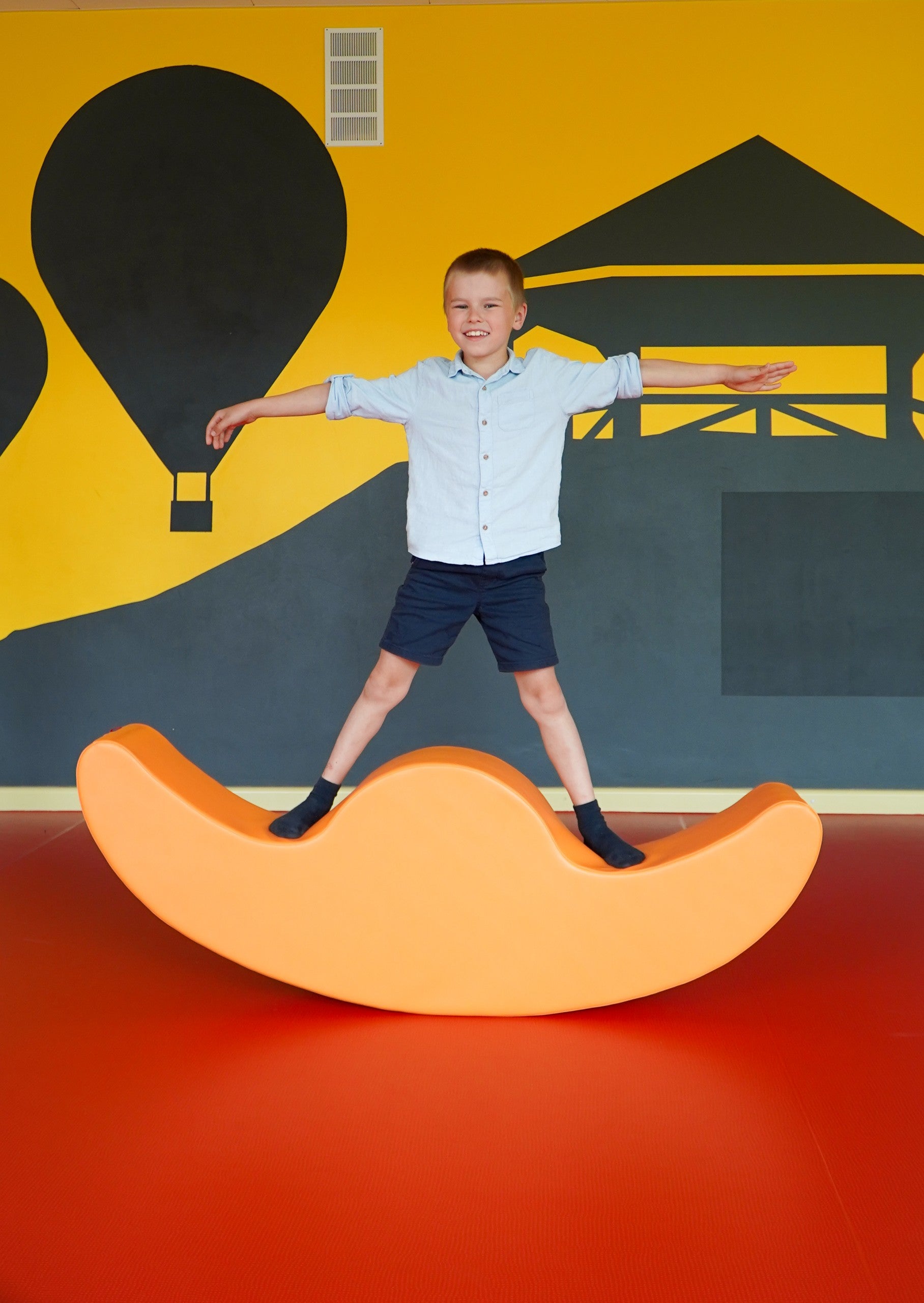 IGLU – Softplay Doppelwippe „Buddy“ | Orange