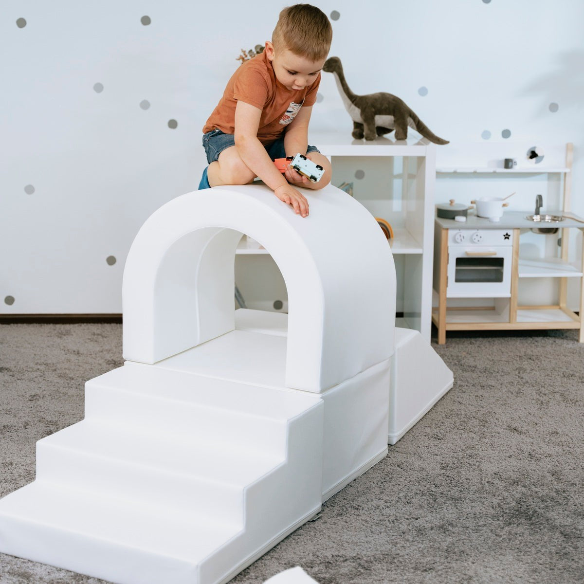 IGLU – Softplay Tunnel-Set | Weiß