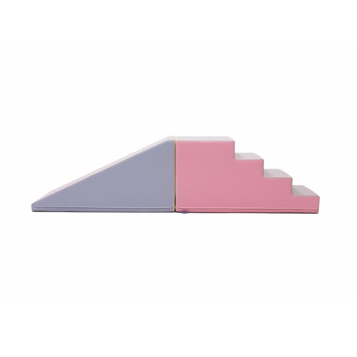 IGLU – Softplay Kletter-Set Treppe & Rutsche | Pastell