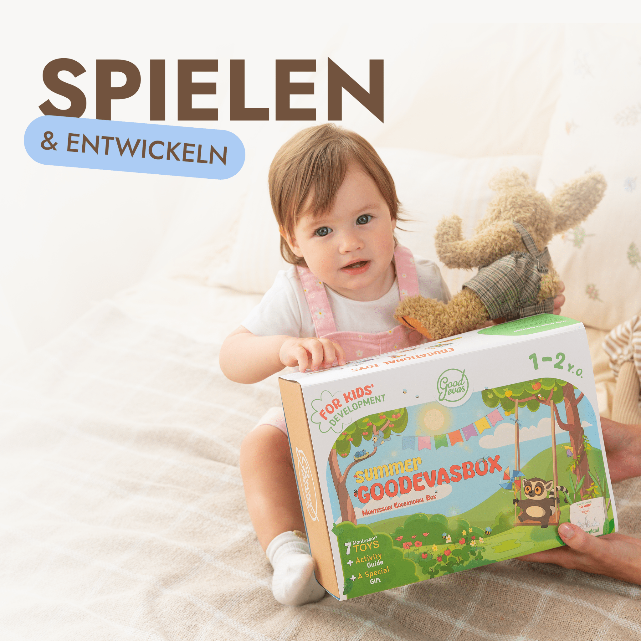 Sommer-Spielset für Kleinkinder (1–2 Jahre) — GoodevasBox