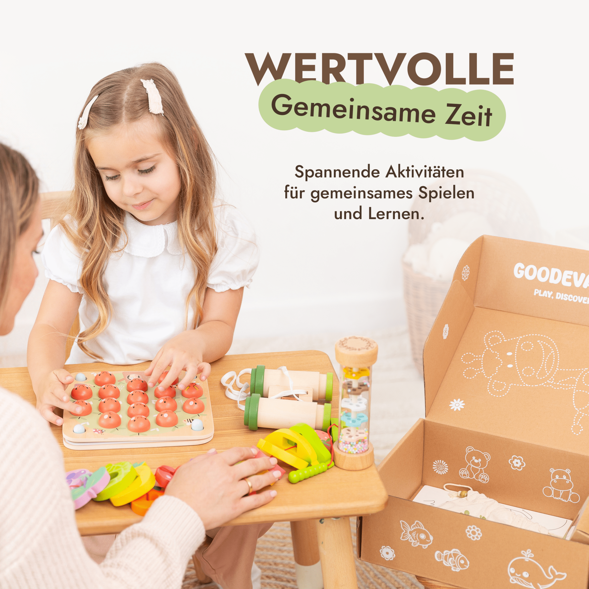 Sommer-Spielset für Kleinkinder (3–4 Jahre) — GoodevasBox