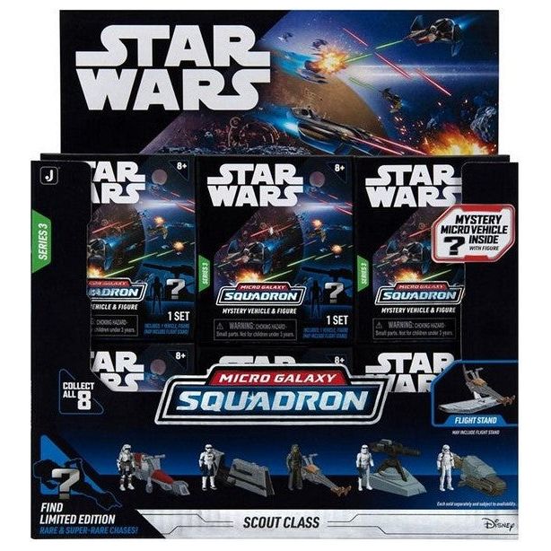 Star Wars Micro Galaxy Serie 3 – Display mit 12 Mystery Packs ab 4 Jahren