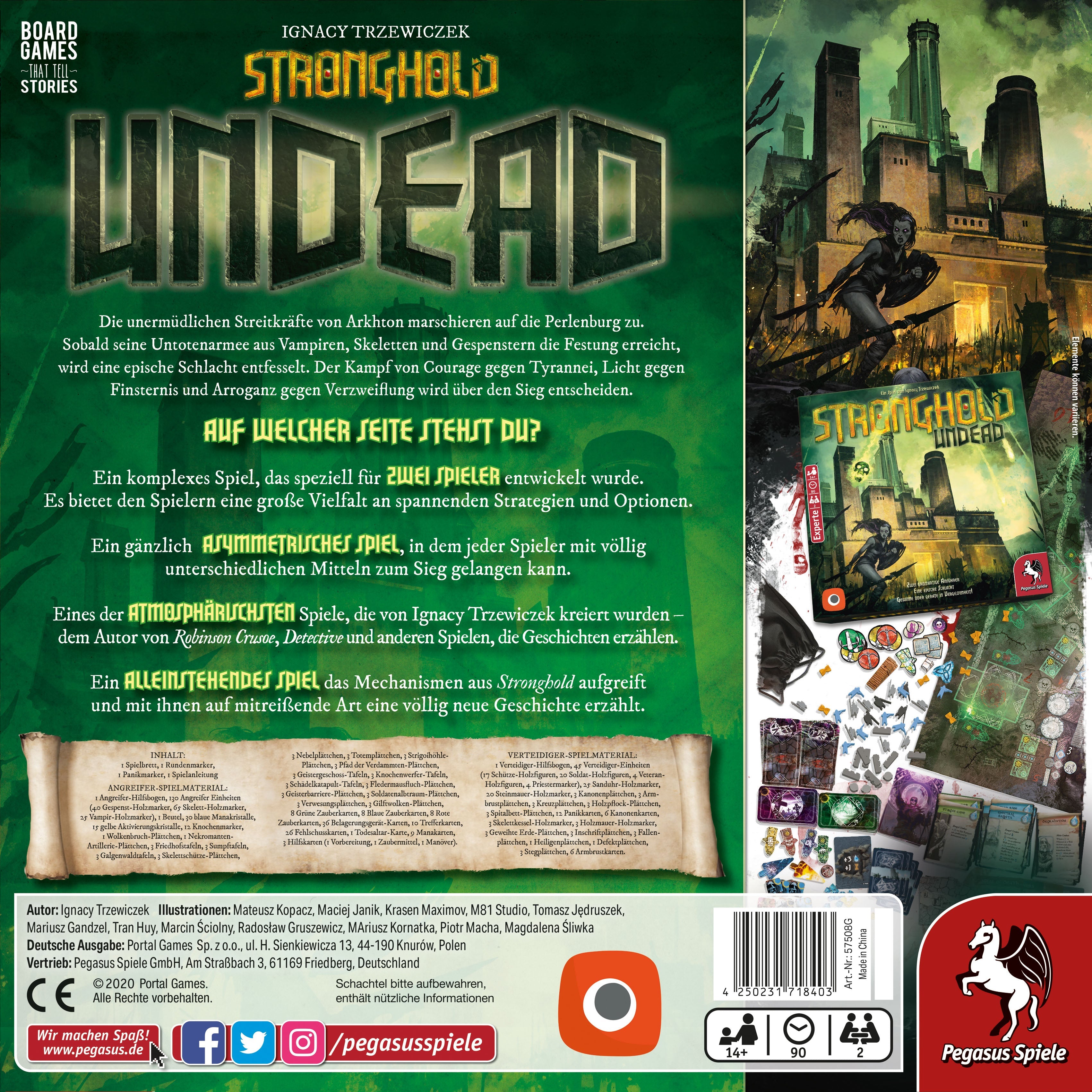 Stronghold Undead - Portal Games Pegasus Expertenspiel