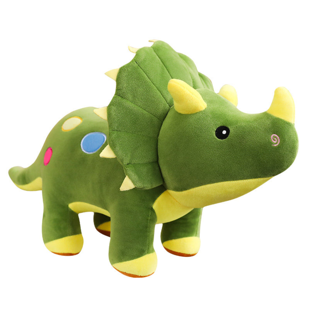 Dinosaurier Triceratops Kuscheltier - 40 cm Plüschtier süßes Stofftier