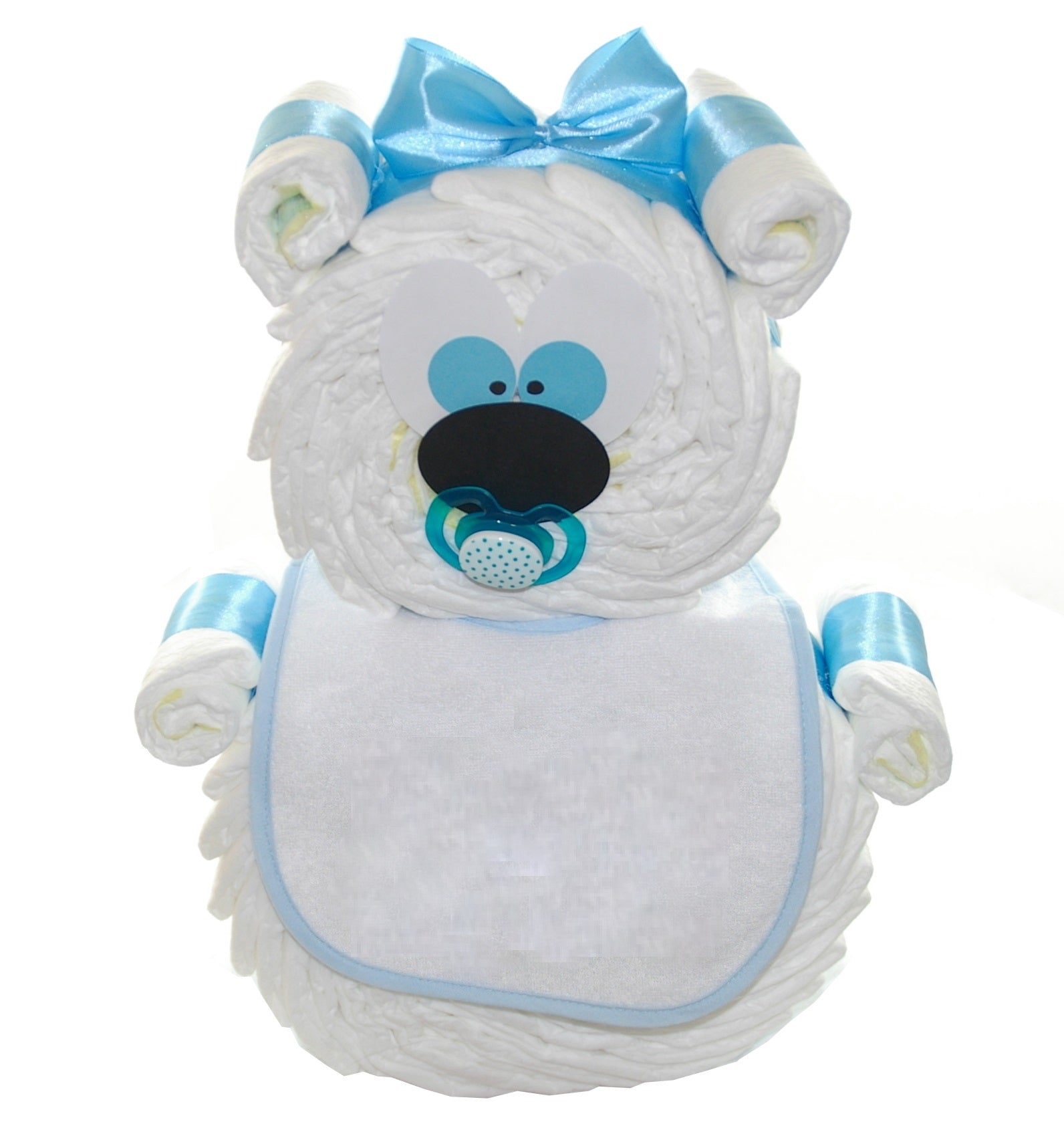 Windeltorte Windelbär in Blau