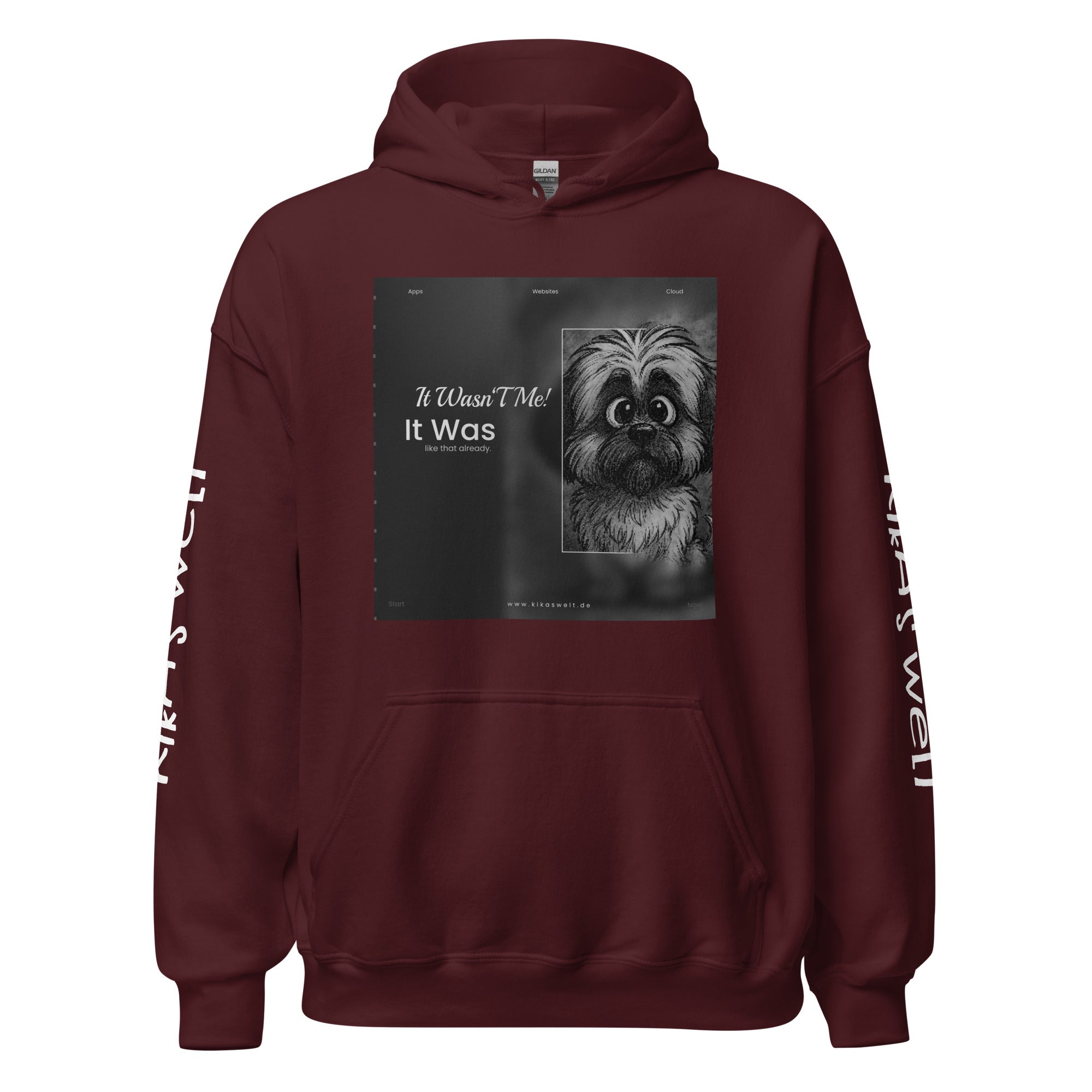 Unisex-Kapuzenpullover - Ahnungslos