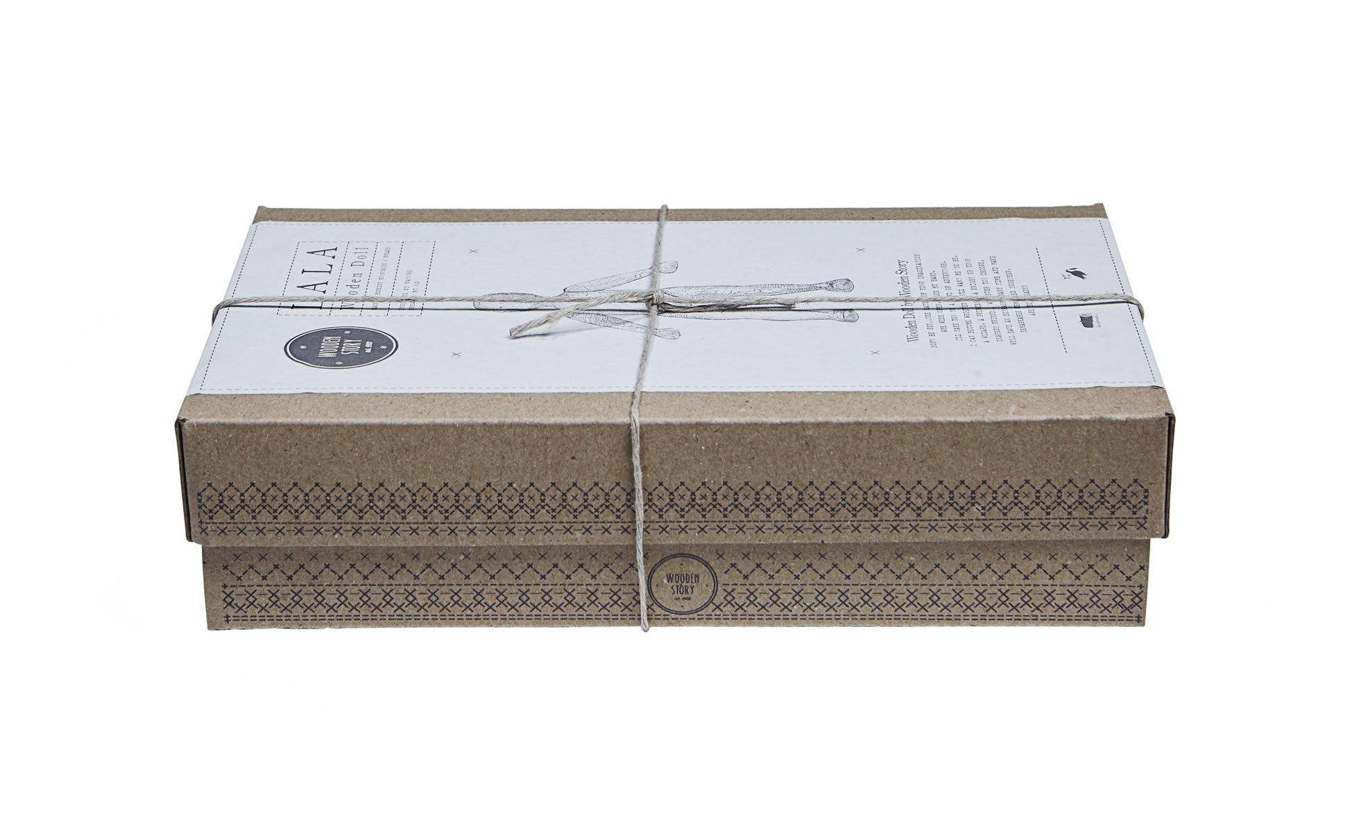 Wooden Story – Holzpuppe Buche mit Kleid | Natur