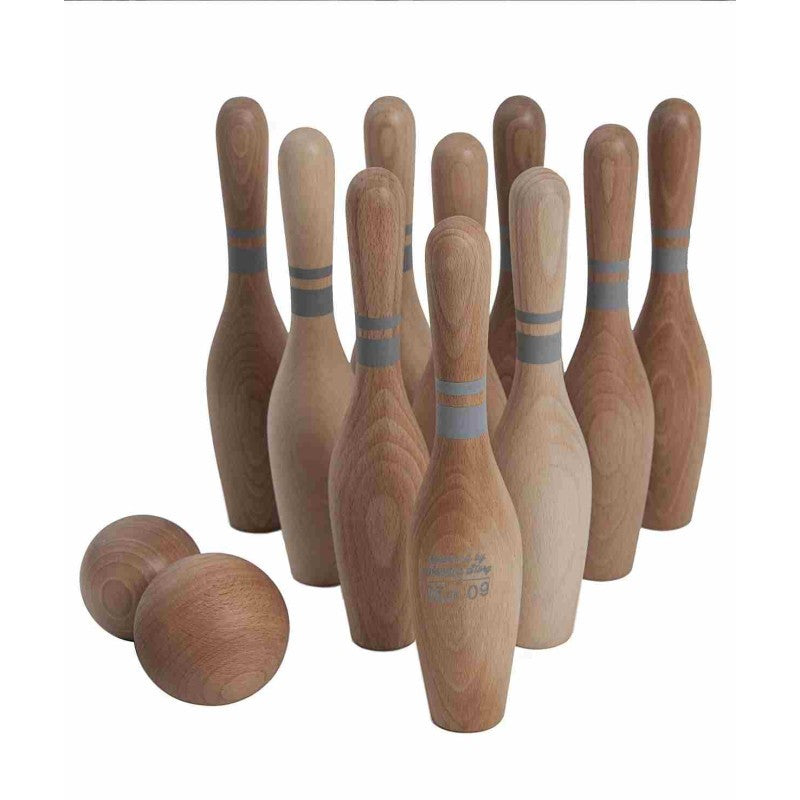 Wooden Story – Holz-Bowling-Set | Natur