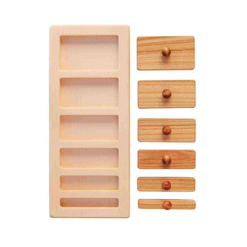 Wooden Story – Holzpuzzle Breit und Schmal | Natur