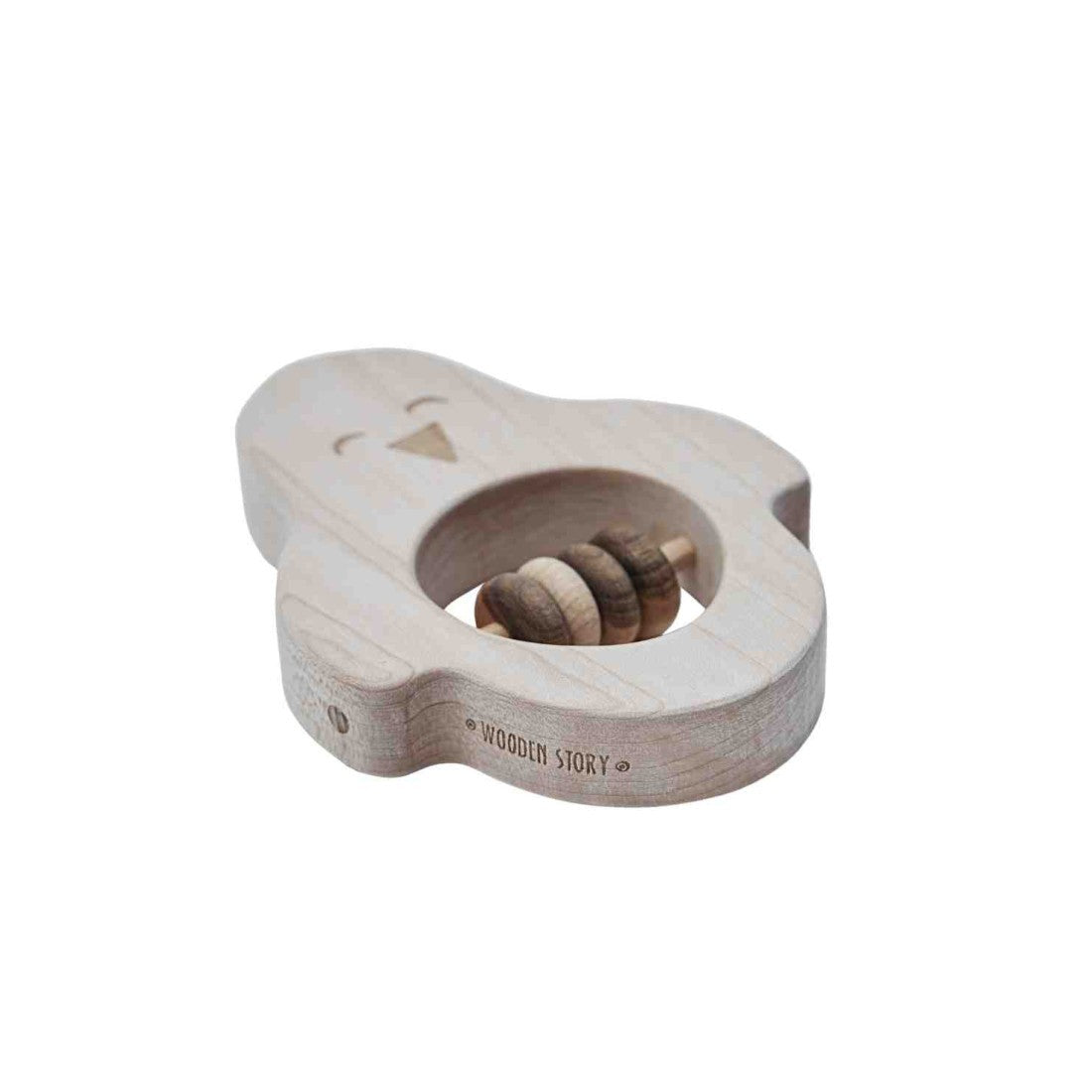 Wooden Story – Holz Rassel Pinguin | Natur