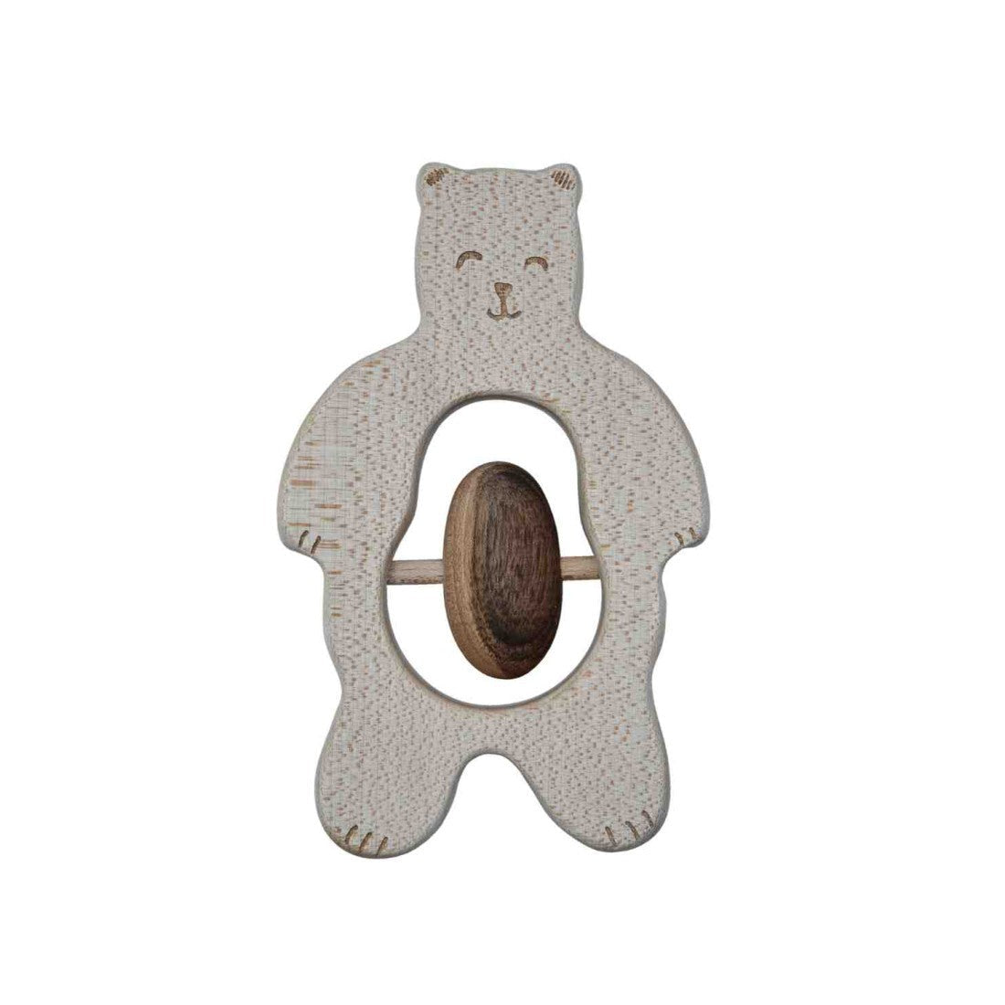 Wooden Story – Holz Rassel Teddy | Natur