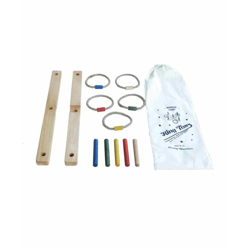 Wooden Story – Ringwurfspiel aus Holz | Bunt