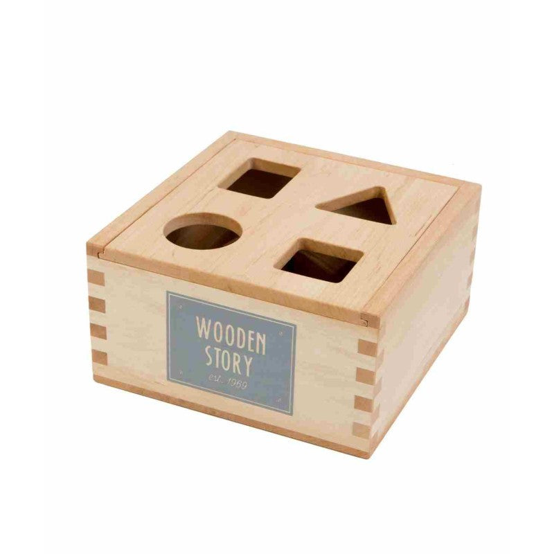 Wooden Story – Formensortierbox | Natur