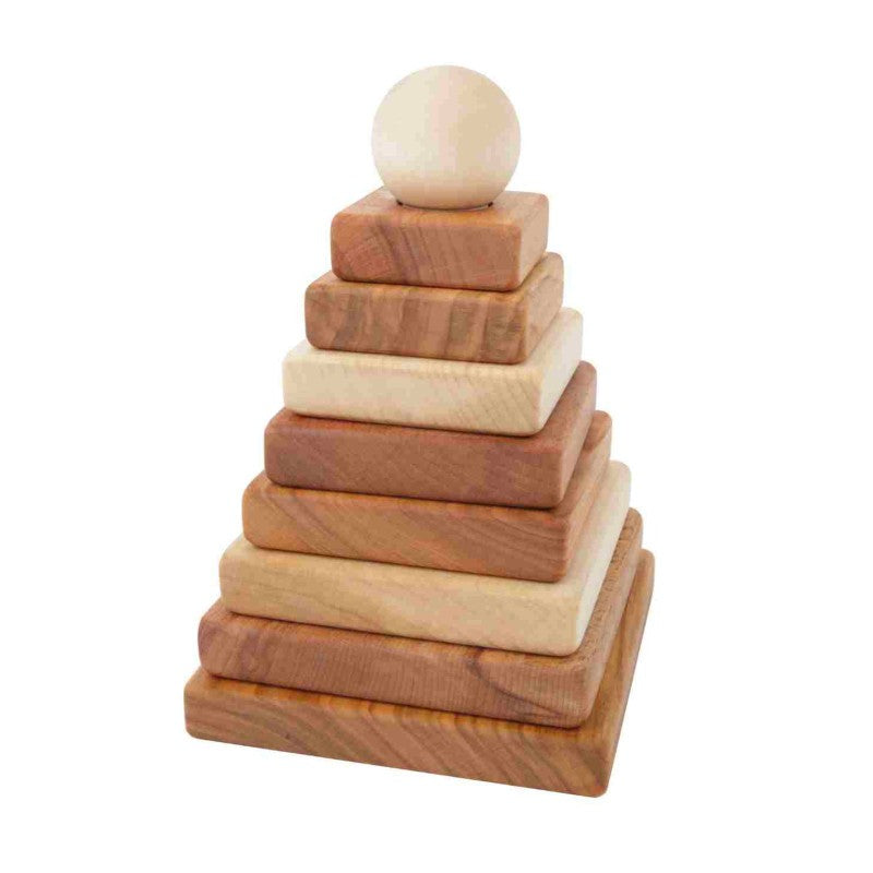 Wooden Story – Quadratische Pyramide | Natur