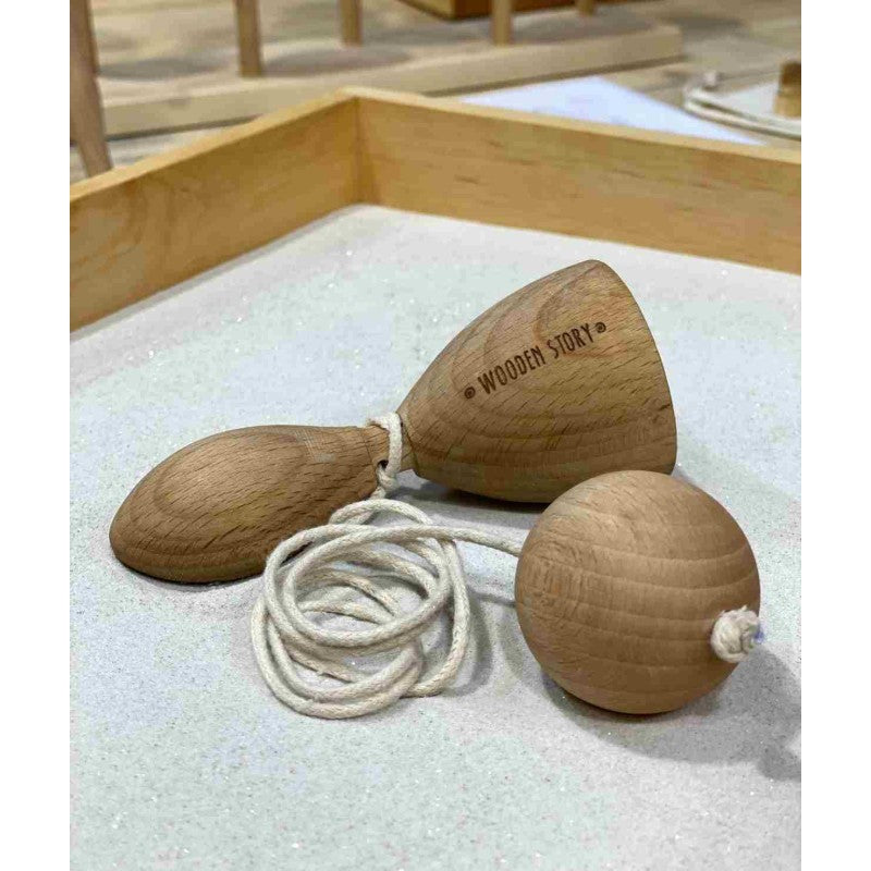 Wooden Story – Holzspiel Schwingen & Fangen | Natur