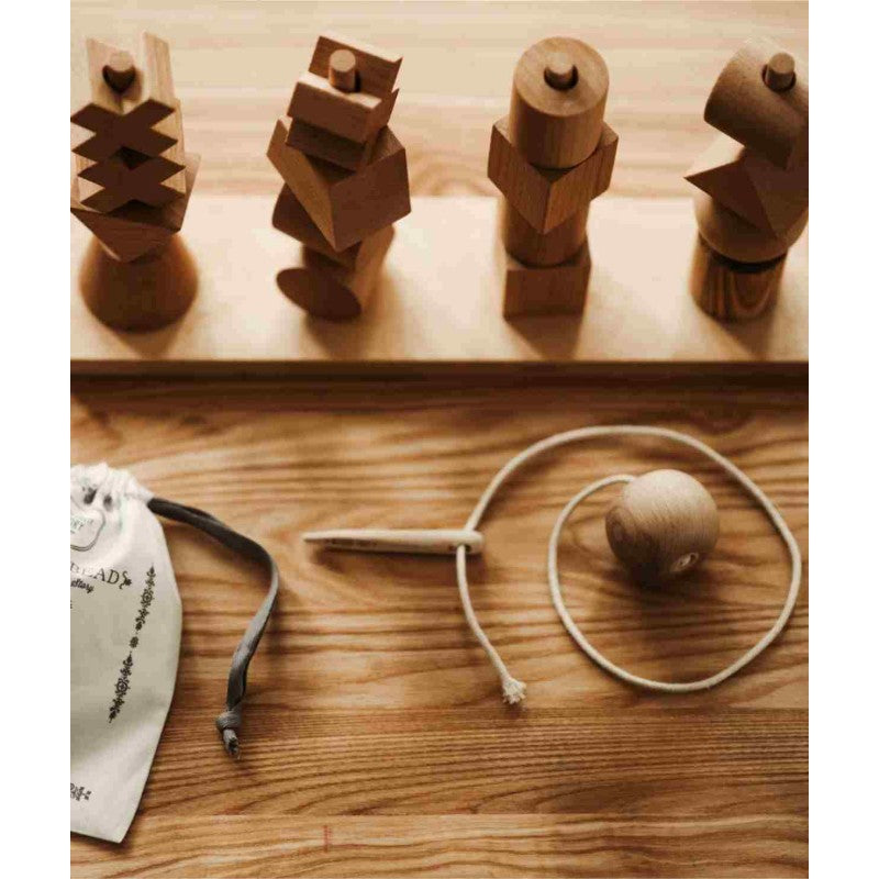 Wooden Story – Holzfädelnadel XL | Natur