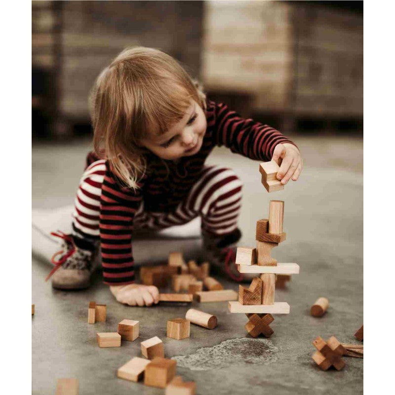 Wooden Story – Turmpuzzle aus Holz | Natur