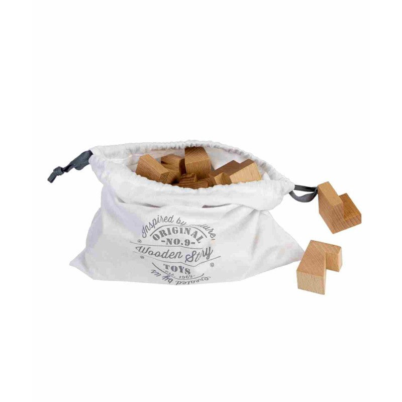 Wooden Story – Turmpuzzle aus Holz | Natur