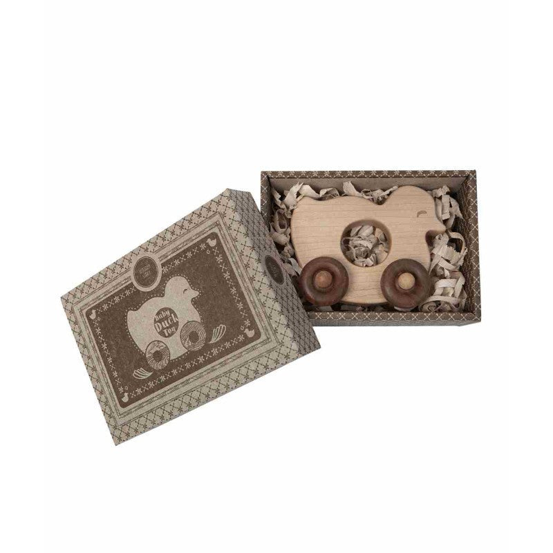 Wooden Story – Spielzeug auf Rädern Ente | Natur