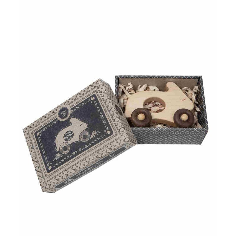 Wooden Story – Spielzeug auf Rädern Hase | Natur