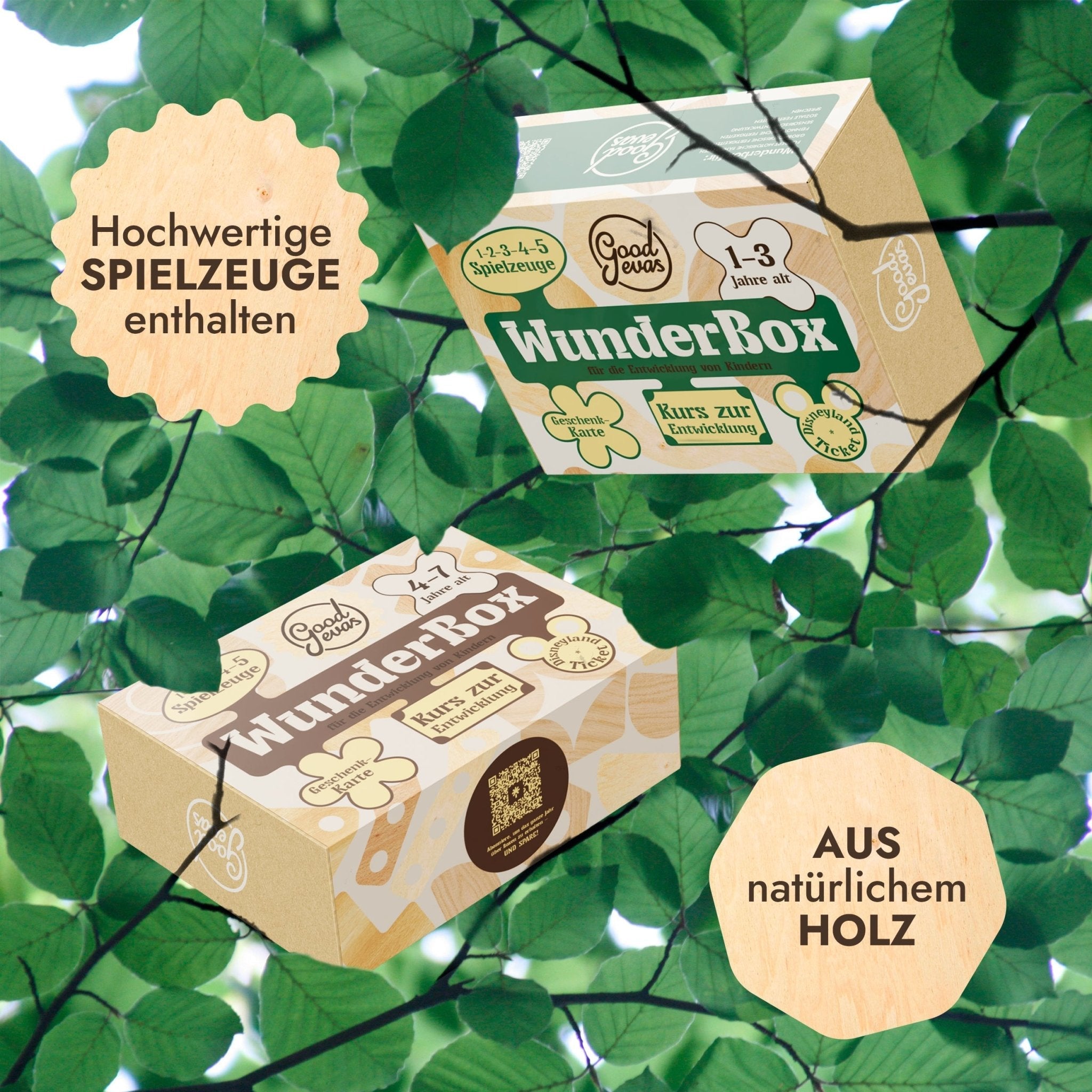 WunderBox 1-3 Jahre - Entwicklungsboxen für die Kleinsten