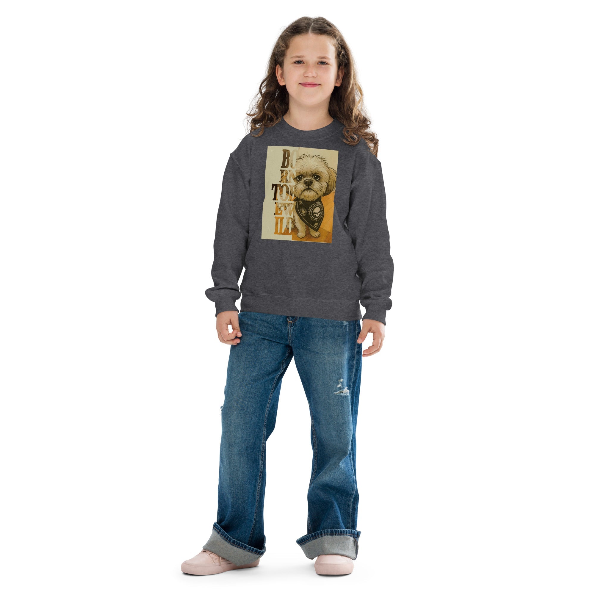 T-Shirt mit Rundhalsausschnitt für Jugendliche