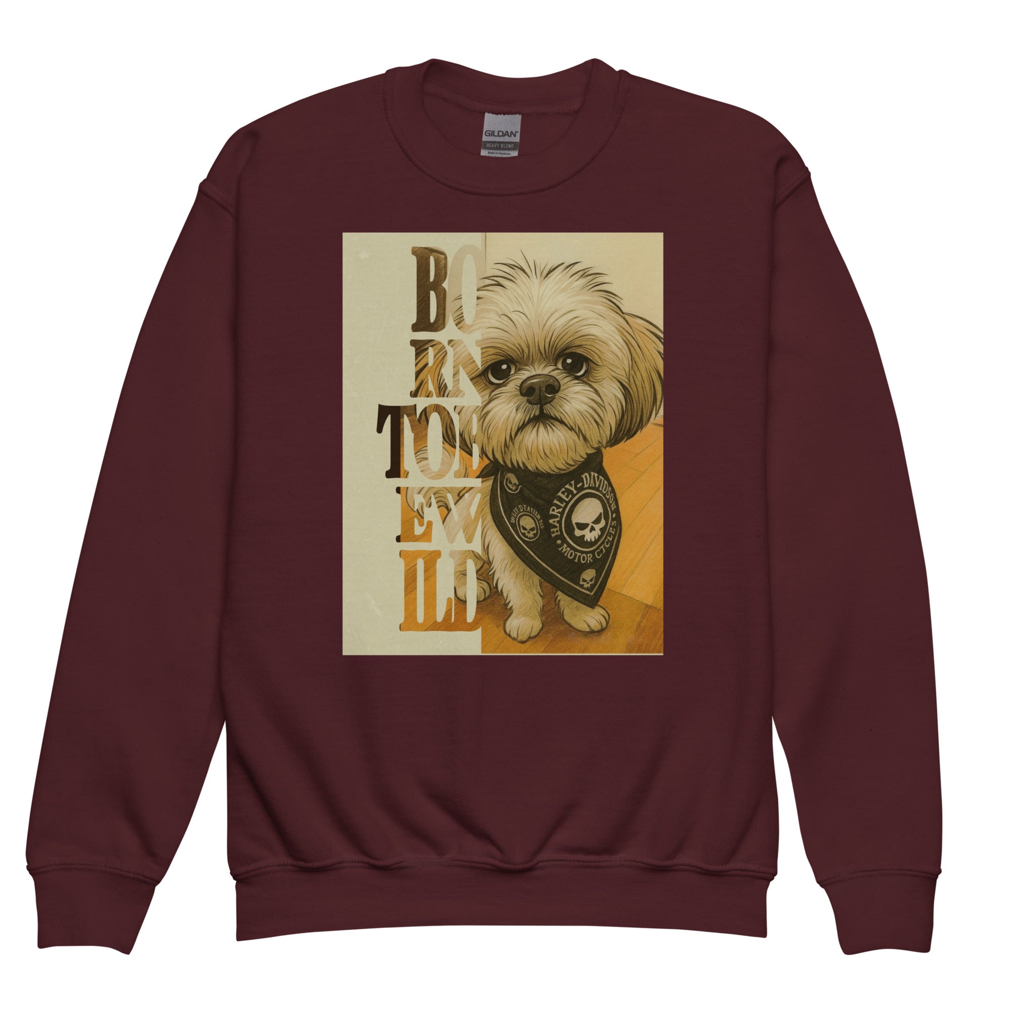 T-Shirt mit Rundhalsausschnitt für Jugendliche